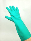 12 Pairs  Nitri-master Chemical Resistant Nitrile Rubber Gloves 15mil Medium Hr