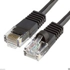 15ft 15 Ft Rj45 Cat5 Cat 5 High Speed Ethernet Lan Network Black Patch Cable