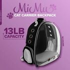 Mimu Bubble Backpack Cat Carrier Bag - 13lb Cap Clear Pet Travel Carrier