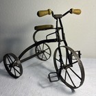 Large Metal And Wood Tricycle For Dolls Or Bears Vintage Look