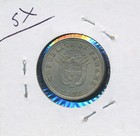 Panama  - 1907  - 2 1 2  Centavos - Au-toned Unc-  3201