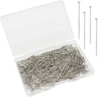 Stainless Steel Straight Pins 500pcs - Fine Dressmaker Craft Sewing Jewelry Pins