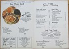 Bay Motel Grill 1958 Diner restaurant Breakfast Menu W cereal Listing
