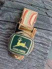 John Deere Tractor Gold Chrome Money Clip Gift Box Flip Style Nice Nos Quality 