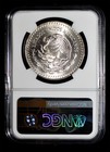 Ngc Ms65 1985 Mo Mexico Silver 1 Onza - Beautiful Toning   