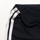 1990 s 2000 s Black Stretch Bodycon Athleisure Miniskirt With Sport Stripes