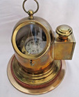 Vintage  Brass Genuine Ship Boat Gimbal Compass Binnacle Sestrel 