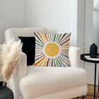  Sun Nursery Smile Pillow Covers   baby Girl Kids Room Nursery Throw Colorful
