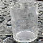 Vtg 30s Hazel Atlas 1 Cup 8 Oz Glass Measuring Cup Embossed Clear Straight Side