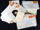 1950s Huge Lot Of Love Letters In German 80  Envelopes Lipstick Kiss Wax Seal