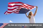 3x5 American Us Flag 2 Pack Outdoor Weatherproof Fade Resistant Durable