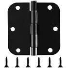 25 Pack 3 5  Dark Oil Rubbed Bronze Interior Door Hinges 5 8  Radius Orb Hinge