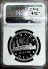 2010 Canada Silver Dollar George V Ngc Pf 69 Ultra Cameo