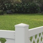 Veranda White Vinyl Fence Bracket Kit   2-pack   Free   Fast Delivery In Us