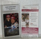 1993 Wheels Dale Earnhardt Autographed Daytona 98 Card 83 Jsa coa Authentic Auto