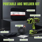 Trqwh Handheld Igbt Inverter Welder Kit  110v 120a Portable Arc Stick Welder