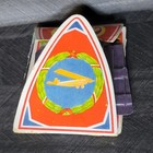 Antique Needle Book Trans-atlantic Aeroplane Sewing Airplane