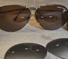 Vtg  Porsche Carrera Design 5623 Tortoise Sunglasses  Case   Extra Lenses