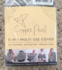 Copper Pearl Baby Car Seat Cover Canopy Nursing Cover Multi-use 5 In 1 Alta New