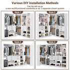 Heavy Duty Walk-in Closet System Custom Closet Organizer Clothes Rack Wardrobe