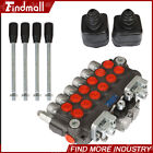 Hydraulic Backhoe Directional Control Valve W  2 Joysticks  6 Spool  11 Gpm