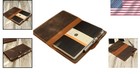 Distressed Leather Notebook Cover For Moleskine Classic