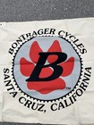 Vintage Bontrager Mountain Bike Canvas Shop Banner 48 x45  Garage Workshop