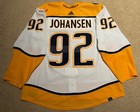 Ryan Johansen Predators Game Worn Jersey -repairs Photo Matched Meigray Loa    