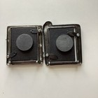 2 Connoisseur Brand Pewter Mini Picture Frames For Baby Milestones With Magnets