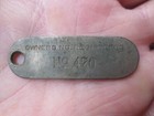 Antique Bank Reg  Number Key Tag - Clement National Bank - Rutland  Vermont