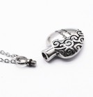 New Heart Urn Necklace For Ashes Cremation Jewelry Pendant Keepsake Memorial