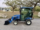 Un-used New Holland Workmaster 25s Mini Cab Tractor - 4x4 - Enclosed Cab - 8 Hrs