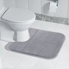 Memory Foam Toilet Bath Mat U-shaped  Commode Contour Rug  Soft And Comfortable