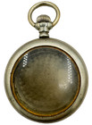 Antique 16 Size Dueber Open Face Pocket Watch Case Silverine Coin Edge Usa