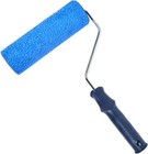 9 Inch Concrete Stamp Roller Stone Texture Masonry Tool For Patio And Driveway