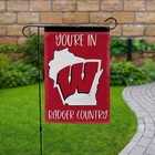 University Of Wisconsin Badgers Double Sided Garden Flag Banner 12x18 Inch Count