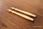 Wooden Pen Vintage Handmade Biro Calligraphy Stylus Antique Decor Gift Set Of 2