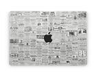 Newspaper Macbook Skin   - Premium Vinyl Wrap Compatible With All Macbook M1  M2