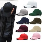 Baseball Caps Plain Hook   Loop Strap Back Solid Blank Hat Polo Style Visor 