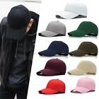 Plain Baseball Caps Adjustable Solid Blank Hat Polo Style Curved Visor Army Cap