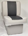 Boat Seat Back-to-back Lounge Seat  Fishing Ski Lounge Grey   Charcoal 1007-abc
