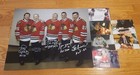 Tony Esposito Hull Stan Mikita Savard Pilote Auto Signed Blackhawks  16x20 Photo