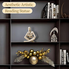 Bookshelf Decor Thinker Statue - Abstract Art Reading Thinker Sculpture Figurine