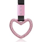 Bling Heart Car Handle Strap Drift Charm Car Accessories For Pink Heart Style