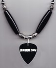 Green Day Band Photo Guitar Pick Necklace  4