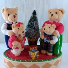 Avon Christmas Decor Lights music  a Beary Merry Holiday  Celebration Bears 