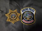 White Mountain Apache Tribal Police Patch Whiteriver Arizona Lot Of 2 Rare