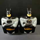 2 Vintage Batman The Animated Series Bat Signal Chest Light Candy Container Used