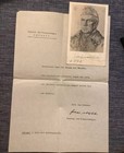 Wartime Signed Postcard General Cr  well Afrika Korps