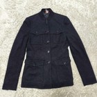 Used Prada Jacket  Outerwear  Navy Blue  Size 40 Acceptable